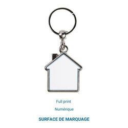 Porte-clés Métal MAISON - France