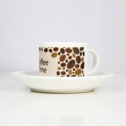 Tasse EXPRESSO avec soucoupe - 70 ml Blanc