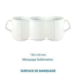 Tasse céramique SPAR - 280 ml Blanc