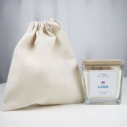 Bougie végétale GRASSE Carré 700g - France