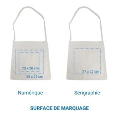 Sac coton GEORGES - France - Ecru