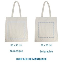 Cabas coton ECOLO 230 - Écru