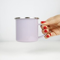 Tasse émaillée - 300 ml Rose Clair