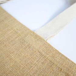 Sac jute GAYA - Anses Bleues Foncées