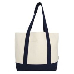 Cabas coton OXFORD recyclé - Bleu Marine