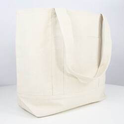 Cabas coton OXFORD recyclé - Ecru