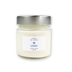 Bougie végétale GRASSE Ronde 180g - Cerisier