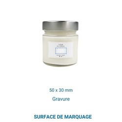 Bougie végétale GRASSE Ronde 135g - Baies givrées