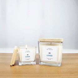 Bougie végétale GRASSE Carré 85g - Baies givrées