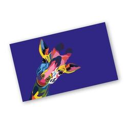 Sticker MAT repositionnable RECTANGULAIRE blanc (INT/EXT)