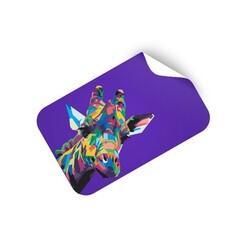 Sticker RECTANGULAIRE blanc (INT/EXT) A6