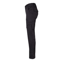 VL LUGH. Pantalon stretch, multipoches (240g/m²) en coton (46%), EME (38%) et polyester (16%)