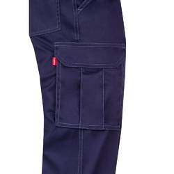 VL LUGH. Pantalon stretch, multipoches (240g/m²) en coton (46%), EME (38%) et polyester (16%)