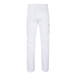 VL LUGH. Pantalon stretch, multipoches (240g/m²) en coton (46%), EME (38%) et polyester (16%)
