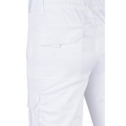 VL LUGH. Pantalon stretch, multipoches (240g/m²) en coton (46%), EME (38%) et polyester (16%)