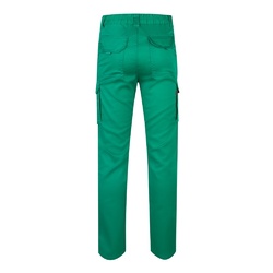 VL LUGH. Pantalon stretch, multipoches (240g/m²) en coton (46%), EME (38%) et polyester (16%)
