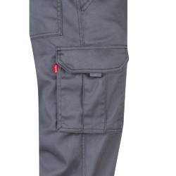 VL LUGH. Pantalon stretch, multipoches (240g/m²) en coton (46%), EME (38%) et polyester (16%)