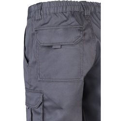 VL LUGH. Pantalon stretch, multipoches (240g/m²) en coton (46%), EME (38%) et polyester (16%)