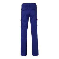 VL LUGH. Pantalon stretch, multipoches (240g/m²) en coton (46%), EME (38%) et polyester (16%)