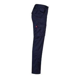 VL LUGH. Pantalon stretch, multipoches (240g/m²) en coton (46%), EME (38%) et polyester (16%)