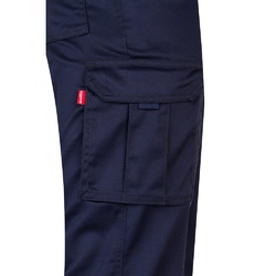 VL LUGH. Pantalon stretch, multipoches (240g/m²) en coton (46%), EME (38%) et polyester (16%)