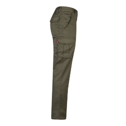 VL LUGH. Pantalon stretch, multipoches (240g/m²) en coton (46%), EME (38%) et polyester (16%)