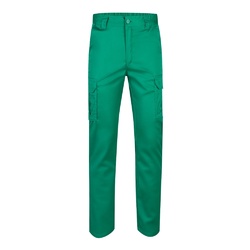 VL LUGH. Pantalon stretch, multipoches (240g/m²) en coton (46%), EME (38%) et polyester (16%)