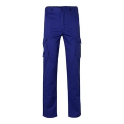 VL LUGH. Pantalon stretch, multipoches (240g/m²) en coton (46%), EME (38%) et polyester (16%)