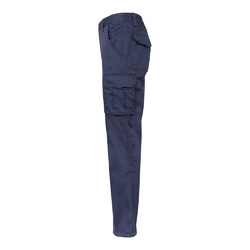 VL PAN. Pantalon stretch, multipoches (290g/m²), en coton (46%), EME (38%) et polyester (16%)