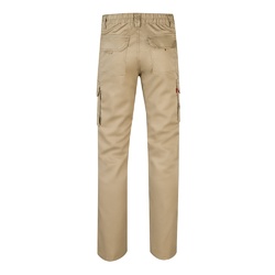 VL PAN. Pantalon stretch, multipoches (290g/m²), en coton (46%), EME (38%) et polyester (16%)