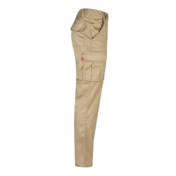 VL PAN. Pantalon stretch, multipoches (290g/m²), en coton (46%), EME (38%) et polyester (16%)