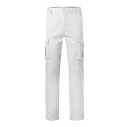 VL PAN. Pantalon stretch, multipoches (290g/m²), en coton (46%), EME (38%) et polyester (16%)