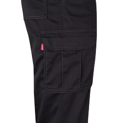VL PAN. Pantalon stretch, multipoches (290g/m²), en coton (46%), EME (38%) et polyester (16%)