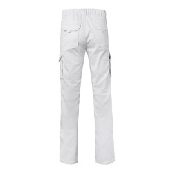 VL PAN. Pantalon stretch, multipoches (290g/m²), en coton (46%), EME (38%) et polyester (16%)