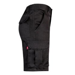 VL HEBE. Bermuda stretch, multipoches (240g/m²), en coton (46%), EME (38%) et polyester (16%)