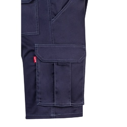 VL HEBE. Bermuda stretch, multipoches (240g/m²), en coton (46%), EME (38%) et polyester (16%)