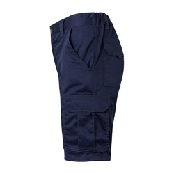 VL HEBE. Bermuda stretch, multipoches (240g/m²), en coton (46%), EME (38%) et polyester (16%)