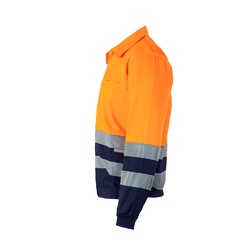 VL NEPTUNE LARGE. Veste en sergé bicolore (210g/m²) en polyester (80%) et coton (20%)