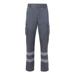 VL DIONYSUS. Pantalon stretch multipoches (240g/m²), en coton (46%), EME (38%) et polyester (16%)
