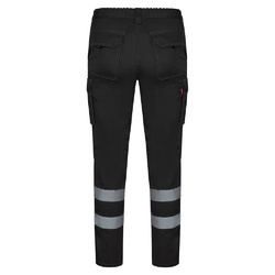 VL DIONYSUS. Pantalon stretch multipoches (240g/m²), en coton (46%), EME (38%) et polyester (16%)
