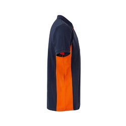 VL SUPAY. Polo piqué bicolore (180g/m²), manches courtes, en coton (60%) et polyester (40%)