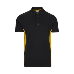 VL SUPAY. Polo piqué bicolore (180g/m²), manches courtes, en coton (60%) et polyester (40%)