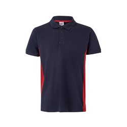 VL SUPAY. Polo piqué bicolore (180g/m²), manches courtes, en coton (60%) et polyester (40%)