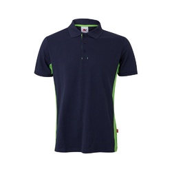 VL SUPAY. Polo piqué bicolore (180g/m²), manches courtes, en coton (60%) et polyester (40%)