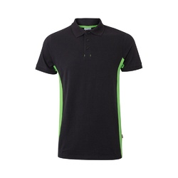 VL SUPAY. Polo piqué bicolore (180g/m²), manches courtes, en coton (60%) et polyester (40%)