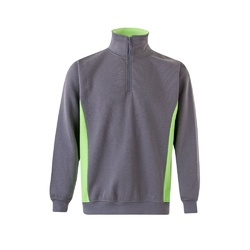 VL SVAROG. Sweat bicolore en éponge (260g/m²), en polyester (65%) et coton (35%)