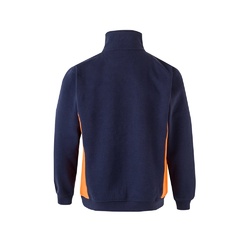 VL SVAROG. Sweat bicolore en éponge (260g/m²), en polyester (65%) et coton (35%)