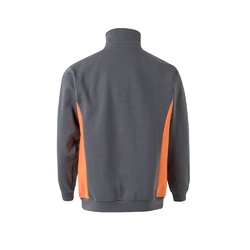 VL SVAROG. Sweat bicolore en éponge (260g/m²), en polyester (65%) et coton (35%)