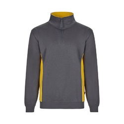 VL SVAROG. Sweat bicolore en éponge (260g/m²), en polyester (65%) et coton (35%)