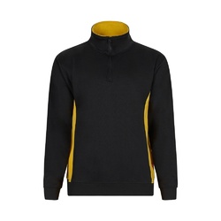 VL SVAROG. Sweat bicolore en éponge (260g/m²), en polyester (65%) et coton (35%)